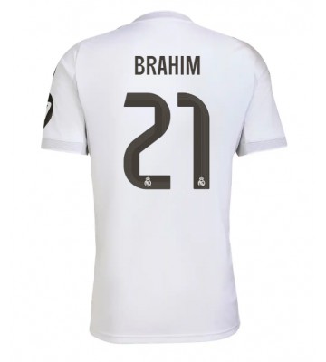 Real Madrid Brahim Diaz #21 Domácí Dres 2025-26 Krátkým Rukávem