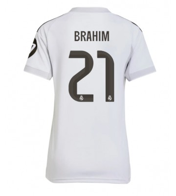 Real Madrid Brahim Diaz #21 Domácí Dres pro Dámy 2025-26 Krátkým Rukávem