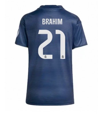 Real Madrid Brahim Diaz #21 Venkovní Dres pro Dámy 2025-26 Krátkým Rukávem