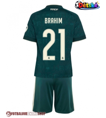 Real Madrid Brahim Diaz #21 Venkovní dres komplet pro Děti 2026-27 Krátkým Rukávem (+ Krátké kalhoty)