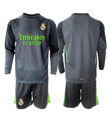 Real Madrid Brankář Alternativní dres komplet pro Děti 2025-26 Dlouhým Rukávem (+ Krátké kalhoty)