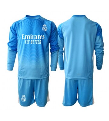 Real Madrid Brankář Domácí dres komplet pro Děti 2025-26 Dlouhým Rukávem (+ Krátké kalhoty)