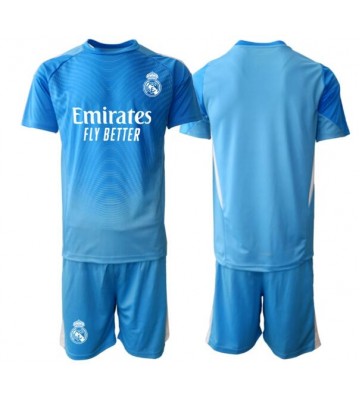 Real Madrid Brankář Domácí dres komplet pro Děti 2025-26 Krátkým Rukávem (+ Krátké kalhoty)