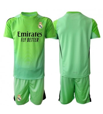 Real Madrid Brankář Venkovní dres komplet pro Děti 2025-26 Krátkým Rukávem (+ Krátké kalhoty)