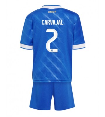 Real Madrid Daniel Carvajal #2 Alternativní dres komplet pro Děti 2025-26 Krátkým Rukávem (+ Krátké kalhoty)