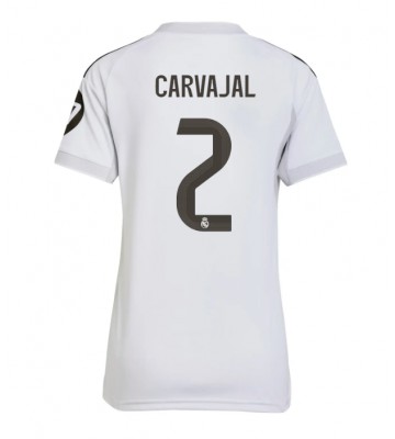 Real Madrid Daniel Carvajal #2 Domácí Dres pro Dámy 2025-26 Krátkým Rukávem