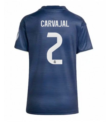 Real Madrid Daniel Carvajal #2 Venkovní Dres pro Dámy 2025-26 Krátkým Rukávem