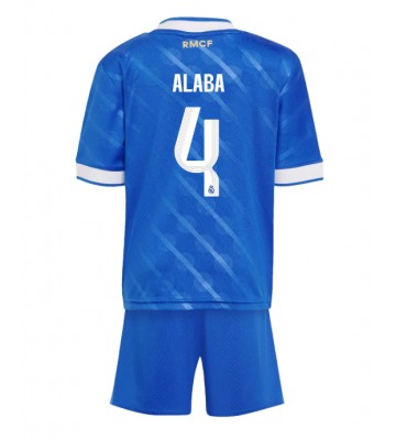 Real Madrid David Alaba #4 Alternativní dres komplet pro Děti 2025-26 Krátkým Rukávem (+ Krátké kalhoty)