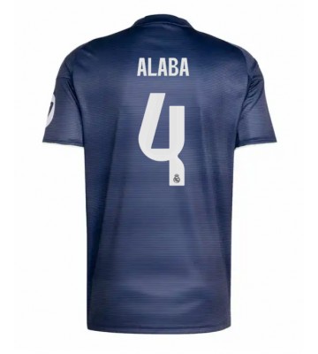 Real Madrid David Alaba #4 Venkovní Dres 2025-26 Krátkým Rukávem