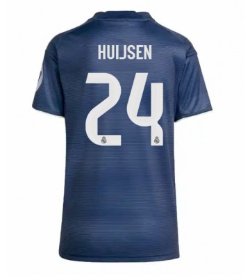 Real Madrid Dean Huijsen #24 Venkovní Dres pro Dámy 2025-26 Krátkým Rukávem