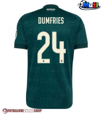 Real Madrid Denzel Dumfries #24 Venkovní Dres 2026-27 Krátkým Rukávem
