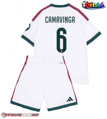 Real Madrid Eduardo Camavinga #6 Domácí dres komplet pro Děti 2026-27 Krátkým Rukávem (+ Krátké kalhoty)