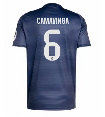 Real Madrid Eduardo Camavinga #6 Venkovní Dres 2025-26 Krátkým Rukávem