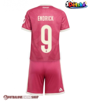 Real Madrid Endrick #9 Alternativní dres komplet pro Děti 2026-27 Krátkým Rukávem (+ Krátké kalhoty)