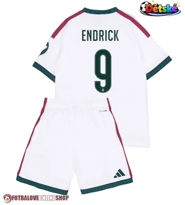 Real Madrid Endrick #9 Domácí dres komplet pro Děti 2026-27 Krátkým Rukávem (+ Krátké kalhoty)