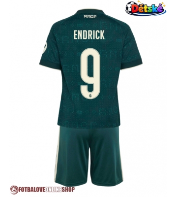 Real Madrid Endrick #9 Venkovní dres komplet pro Děti 2026-27 Krátkým Rukávem (+ Krátké kalhoty)