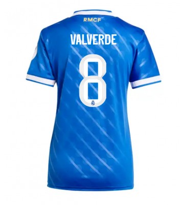 Real Madrid Federico Valverde #8 Alternativní Dres pro Dámy 2025-26 Krátkým Rukávem