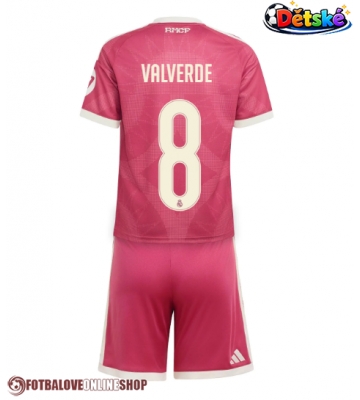 Real Madrid Federico Valverde #8 Alternativní dres komplet pro Děti 2026-27 Krátkým Rukávem (+ Krátké kalhoty)