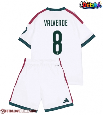 Real Madrid Federico Valverde #8 Domácí dres komplet pro Děti 2026-27 Krátkým Rukávem (+ Krátké kalhoty)