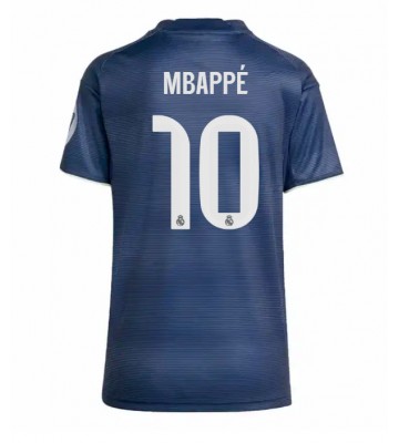 Real Madrid Kylian Mbappe #10 Venkovní Dres pro Dámy 2025-26 Krátkým Rukávem