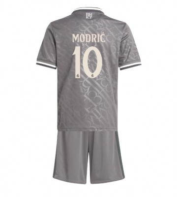 Real Madrid Luka Modric #10 Alternativní dres komplet pro Děti 2024-25 Krátkým Rukávem (+ Krátké kalhoty)