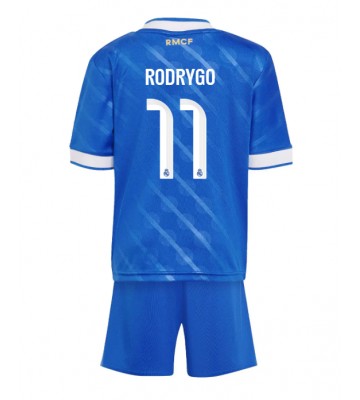 Real Madrid Rodrygo Goes #11 Alternativní dres komplet pro Děti 2025-26 Krátkým Rukávem (+ Krátké kalhoty)