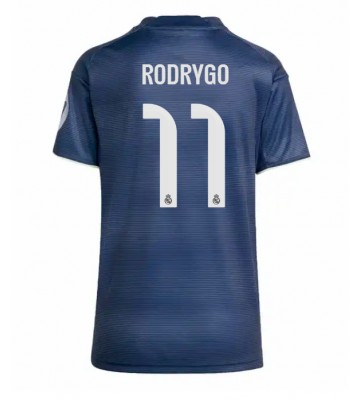 Real Madrid Rodrygo Goes #11 Venkovní Dres pro Dámy 2025-26 Krátkým Rukávem