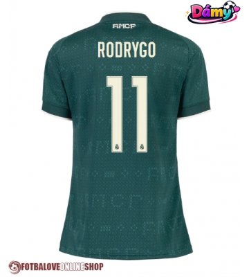 Real Madrid Rodrygo Goes #11 Venkovní Dres pro Dámy 2026-27 Krátkým Rukávem