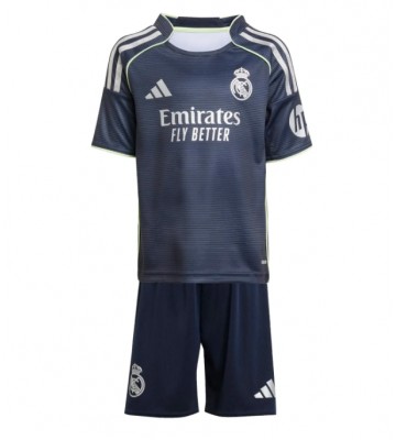 Real Madrid Venkovní dres komplet pro Děti 2025-26 Krátkým Rukávem (+ Krátké kalhoty)