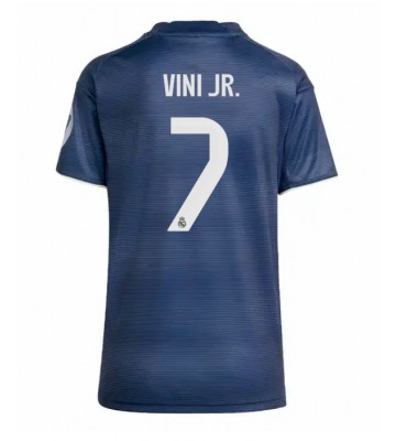 Real Madrid Vinicius Junior #7 Venkovní Dres pro Dámy 2025-26 Krátkým Rukávem