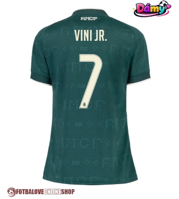 Real Madrid Vinicius Junior #7 Venkovní Dres pro Dámy 2026-27 Krátkým Rukávem
