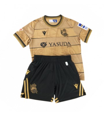 Real Sociedad Venkovní dres komplet pro Děti 2024-25 Krátkým Rukávem (+ Krátké kalhoty)