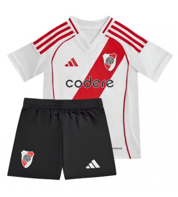 River Plate Domácí dres komplet pro Děti 2024-25 Krátkým Rukávem (+ Krátké kalhoty)