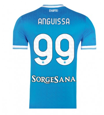 SSC Napoli Frank Anguissa #99 Domácí Dres 2025-26 Krátkým Rukávem