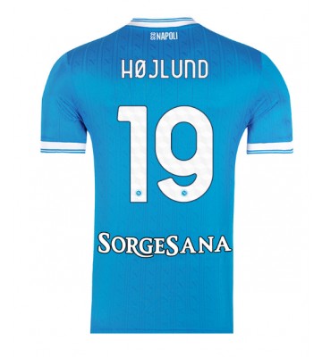 SSC Napoli Rasmus Hojlund #19 Domácí Dres 2025-26 Krátkým Rukávem