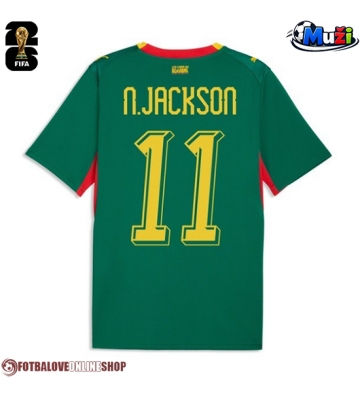 Senegal Nicolas Jackson #11 Venkovní Dres MS 2026 Krátkým Rukávem