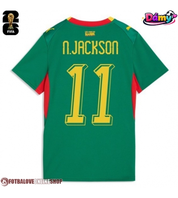 Senegal Nicolas Jackson #11 Venkovní Dres pro Dámy MS 2026 Krátkým Rukávem