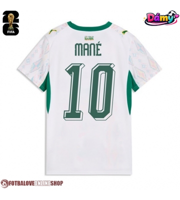 Senegal Sadio Mane #10 Domácí Dres pro Dámy MS 2026 Krátkým Rukávem