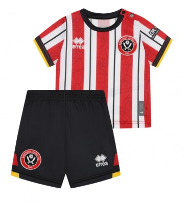 Sheffield United Domácí dres komplet pro Děti 2024-25 Krátkým Rukávem (+ Krátké kalhoty)