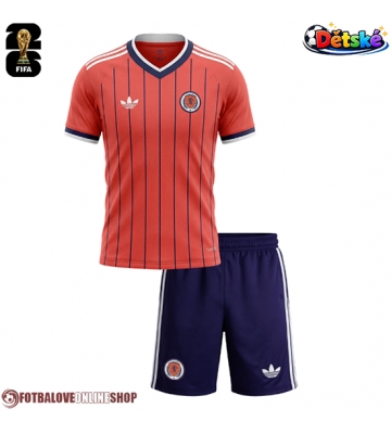 Skotsko Venkovní dres komplet pro Děti MS 2026 Krátkým Rukávem (+ Krátké kalhoty)