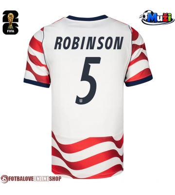 Spojené státy Antonee Robinson #5 Domácí Dres MS 2026 Krátkým Rukávem