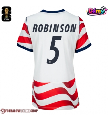 Spojené státy Antonee Robinson #5 Domácí Dres pro Dámy MS 2026 Krátkým Rukávem