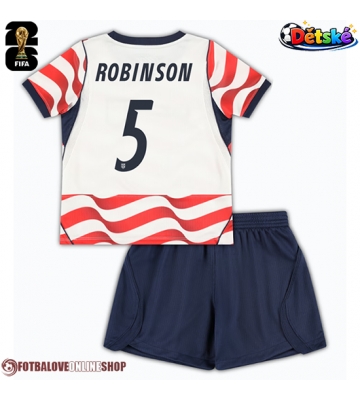 Spojené státy Antonee Robinson #5 Domácí dres komplet pro Děti MS 2026 Krátkým Rukávem (+ Krátké kalhoty)