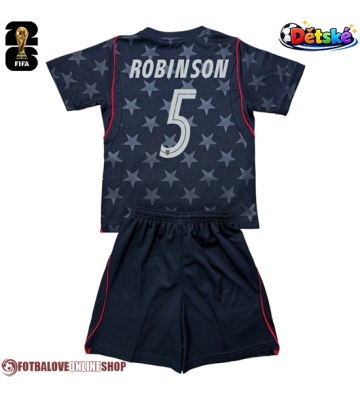Spojené státy Antonee Robinson #5 Venkovní dres komplet pro Děti MS 2026 Krátkým Rukávem (+ Krátké kalhoty)
