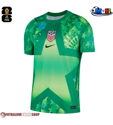 Spojené státy Brankář Domácí Dres MS 2026 Krátkým Rukávem