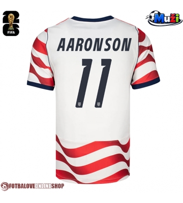 Spojené státy Brenden Aaronson #11 Domácí Dres MS 2026 Krátkým Rukávem