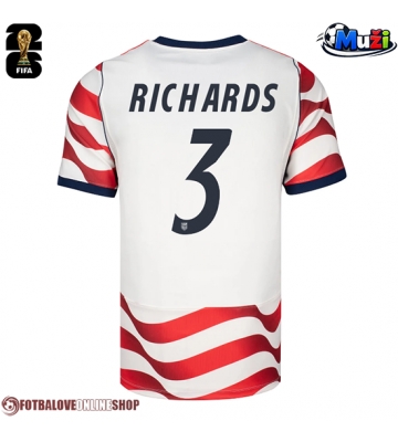 Spojené státy Chris Richards #3 Domácí Dres MS 2026 Krátkým Rukávem