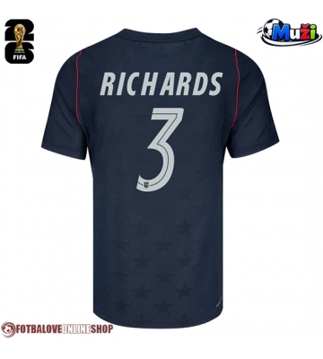 Spojené státy Chris Richards #3 Venkovní Dres MS 2026 Krátkým Rukávem