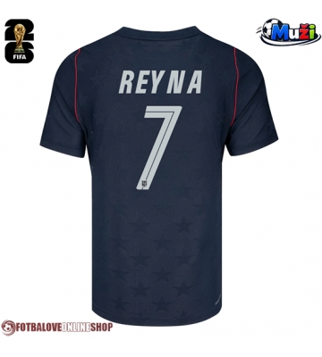 Spojené státy Giovanni Reyna #7 Venkovní Dres MS 2026 Krátkým Rukávem