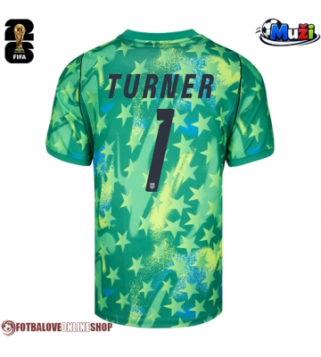 Spojené státy Matt Turner #1 Brankář Domácí Dres MS 2026 Krátkým Rukávem